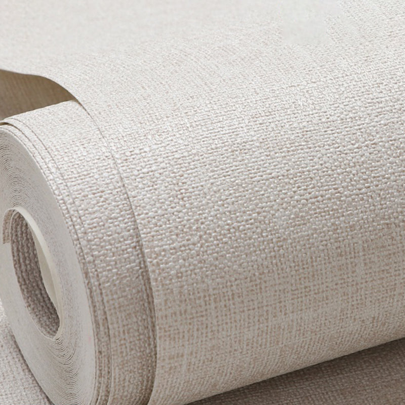 Modern Multi Color Non-Woven Wallpaper Roll Textured Solid Color Non-Pasted Wall Covering