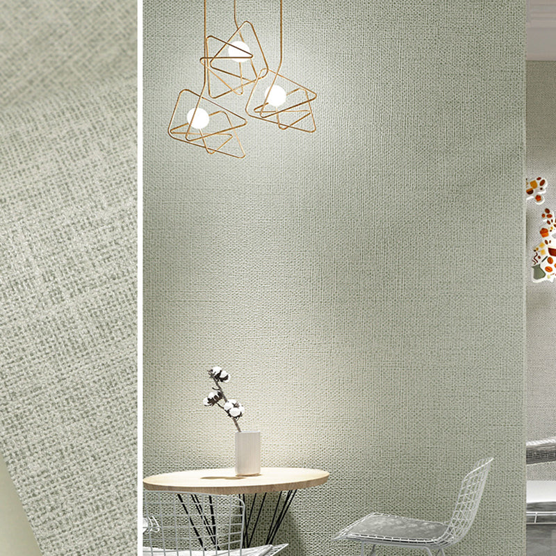 Modern Multi Color Non-Woven Wallpaper Roll Textured Solid Color Non-Pasted Wall Covering