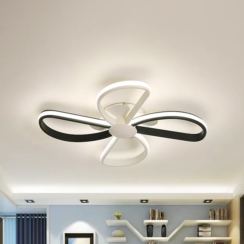 Blossom Shape LED Flush Mount Light Nordic Stylish Metal Ceiling Lamp for Kid Bedroom