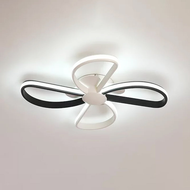 Blossom Shape LED Flush Mount Light Nordic Stylish Metal Ceiling Lamp for Kid Bedroom