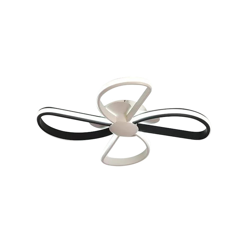 Blossom Shape LED Flush Mount Light Nordic Stylish Metal Ceiling Lamp for Kid Bedroom