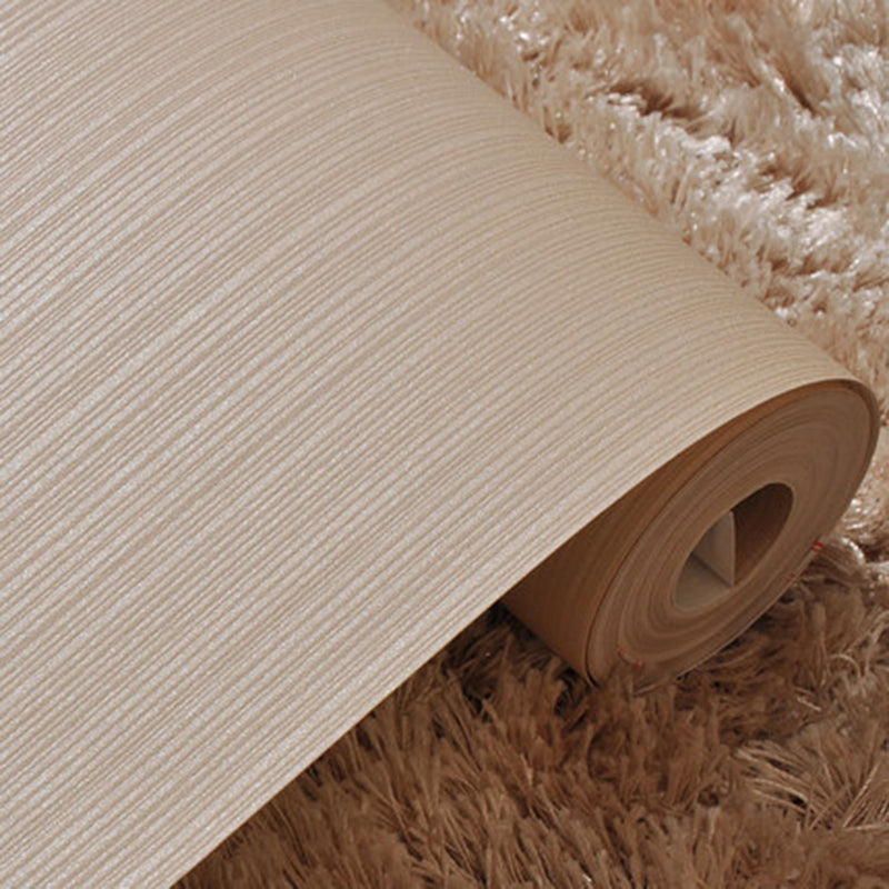 Pure Colored Wallpaper Roll Modern Non-Pasted Dinning Room Wall Decor, 57.1-sq ft