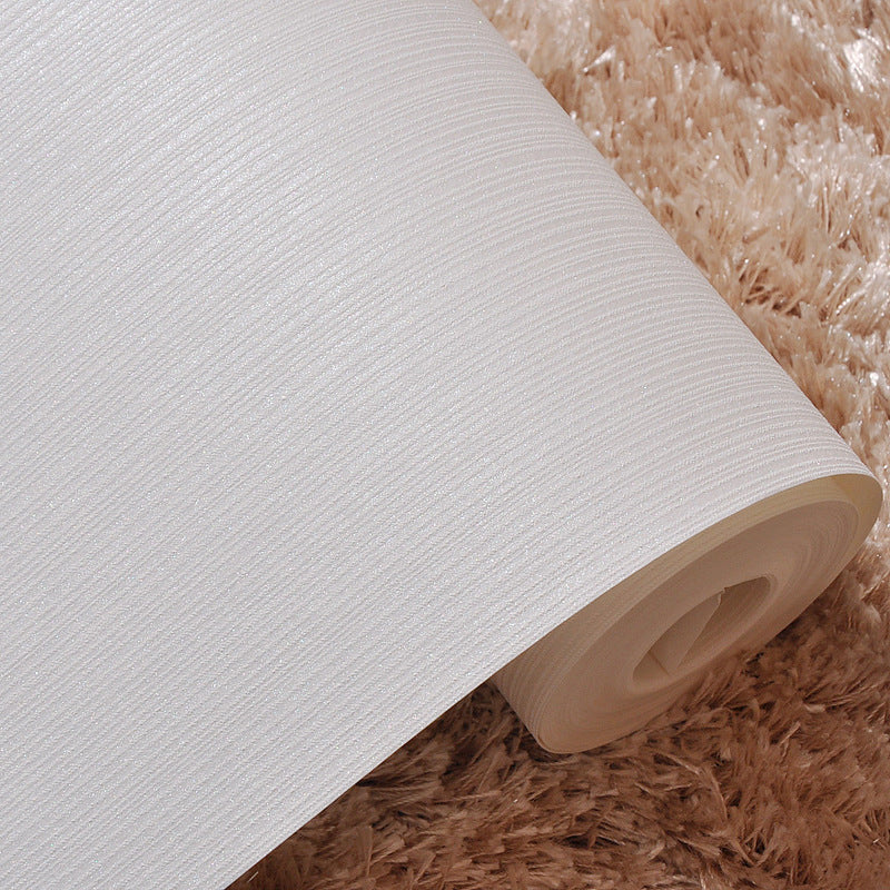 Pure Colored Wallpaper Roll Modern Non-Pasted Dinning Room Wall Decor, 57.1-sq ft