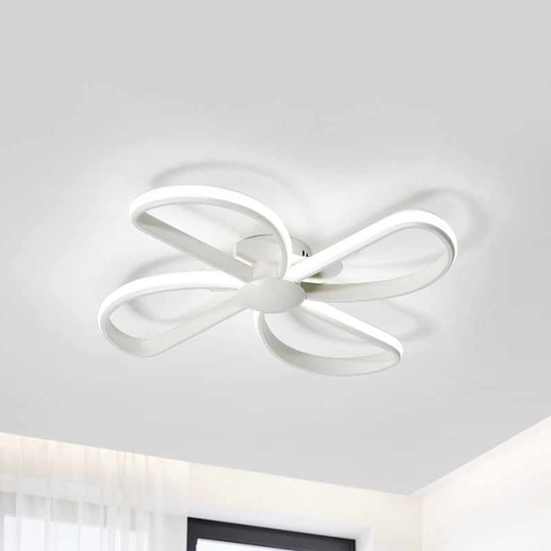 Blossom Shape LED Flush Mount Light Nordic Stylish Metal Ceiling Lamp for Kid Bedroom