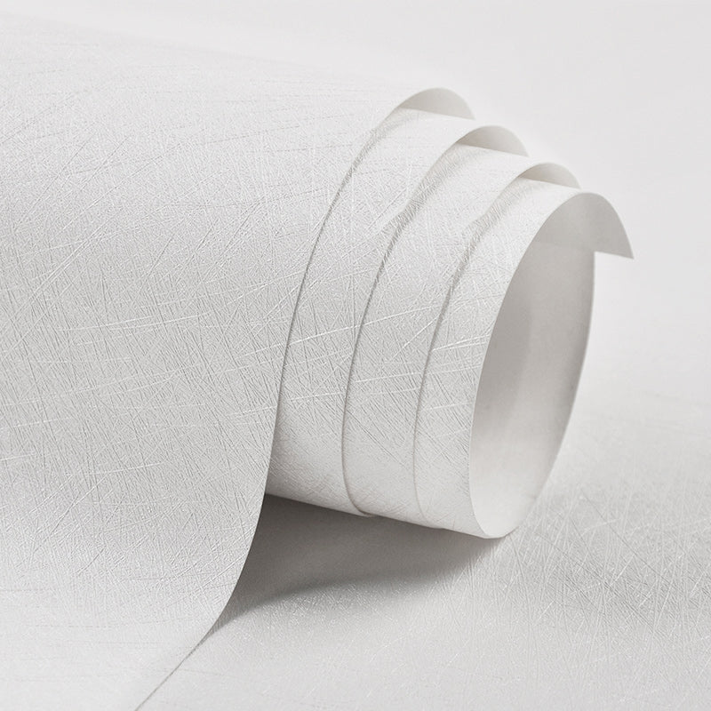 Modern Wallpaper Roll Solid-Colored Pattern Moisture Resistant Wall Covering, Multi-Color