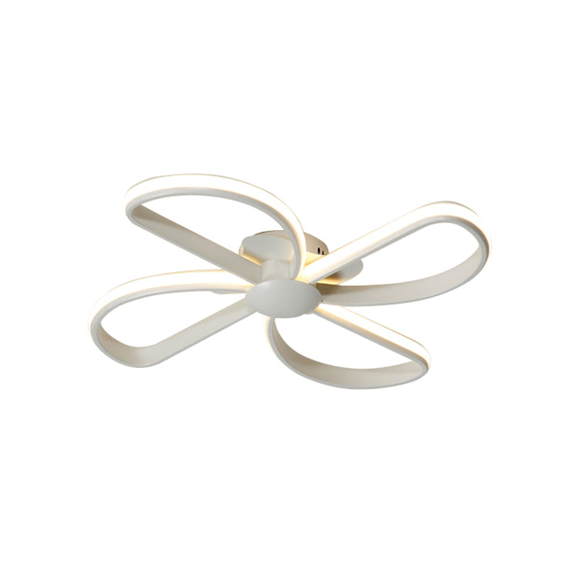 Blossom Shape LED Flush Mount Light Nordic Stylish Metal Ceiling Lamp for Kid Bedroom