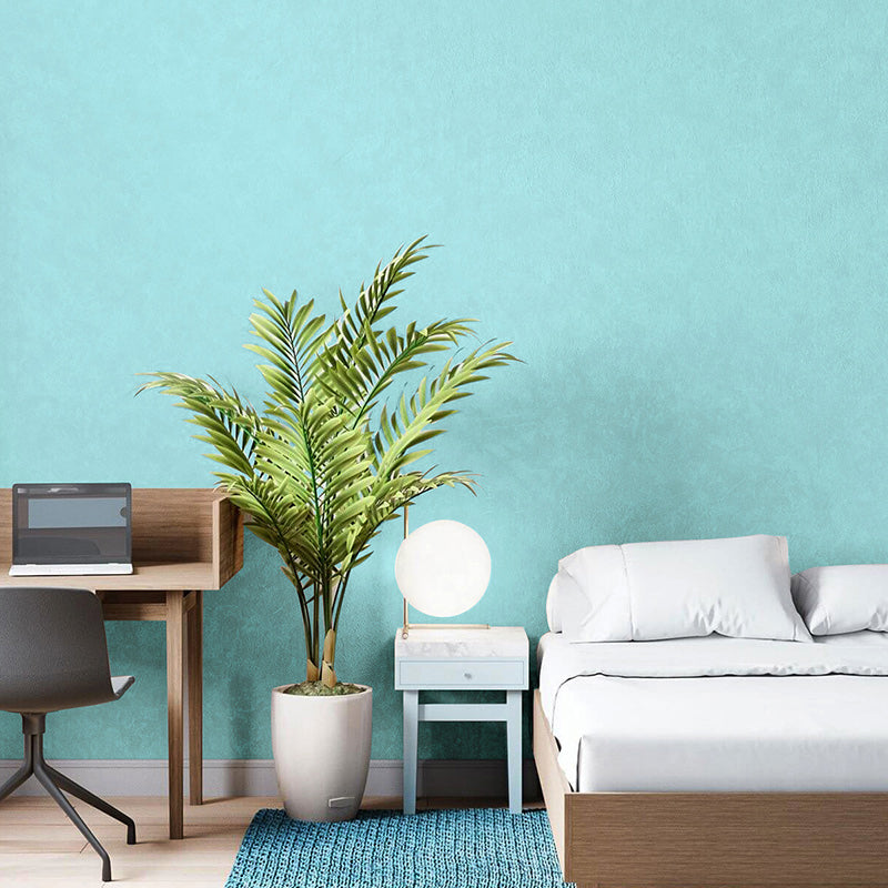 Eenvoudig effen behangrolvinyl vochtbestendig meerkleurig wanddecoratie voor slaapkamer