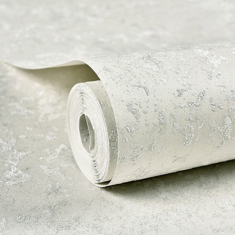 Soft Solid Color Wallpaper Roll Stain Resistant Modern Living Room Wall Covering