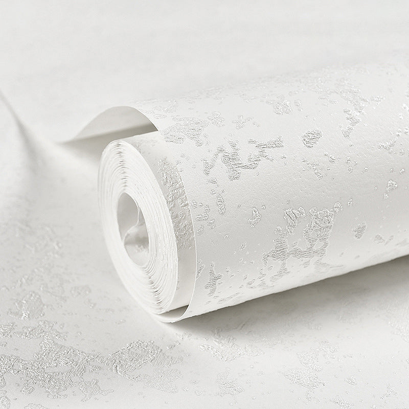 Soft Solid Color Wallpaper Roll Stain Resistant Modern Living Room Wall Covering