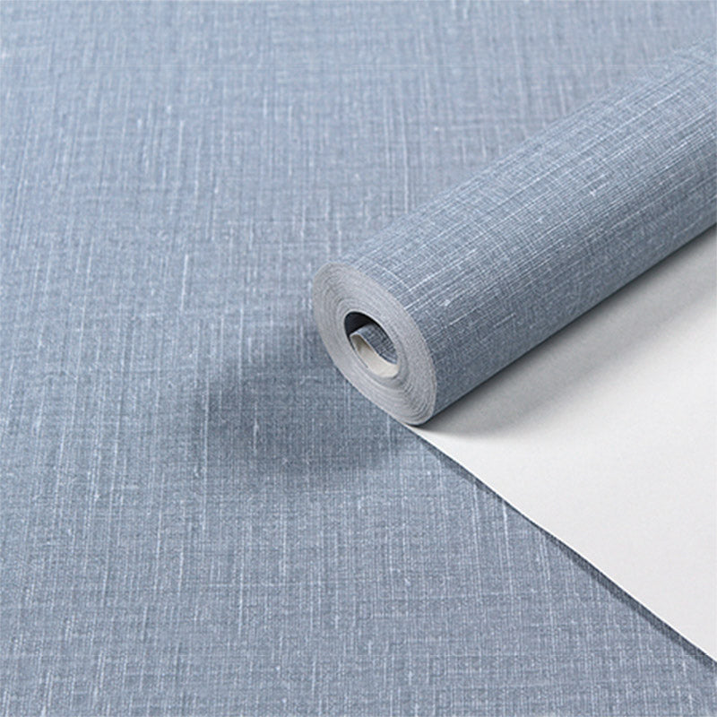 Solid-Colored Wallpaper Roll Multicolor Textured Moisture Resistant Wall Covering