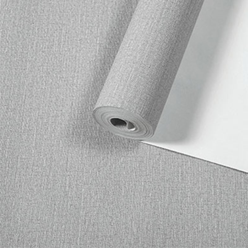 Solid-Colored Wallpaper Roll Multicolor Textured Moisture Resistant Wall Covering