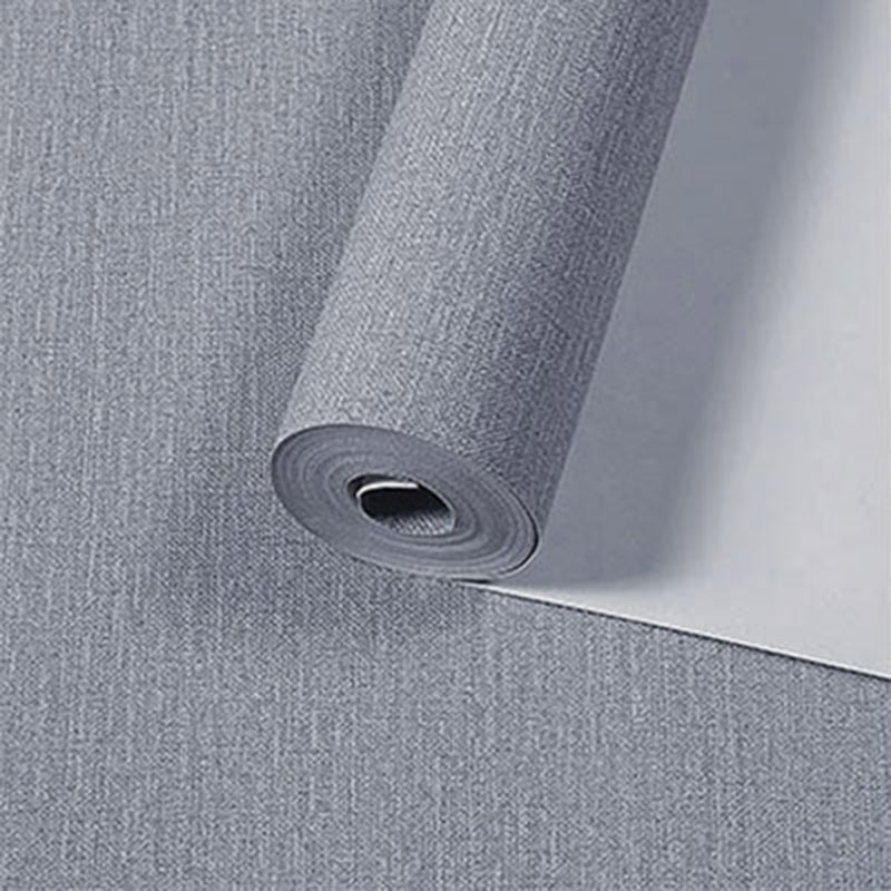 Solid-Colored Wallpaper Roll Multicolor Textured Moisture Resistant Wall Covering