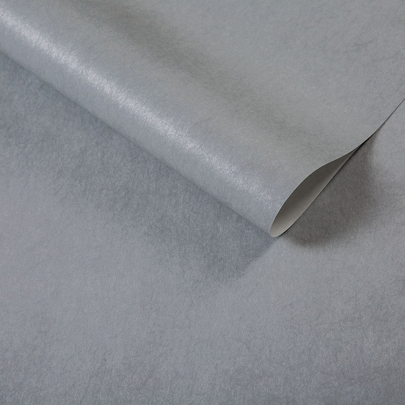 Pure Color Pattern Wallpaper Roll Modern Stain Resistant Bedroom Wall Covering, 54.2-sq ft