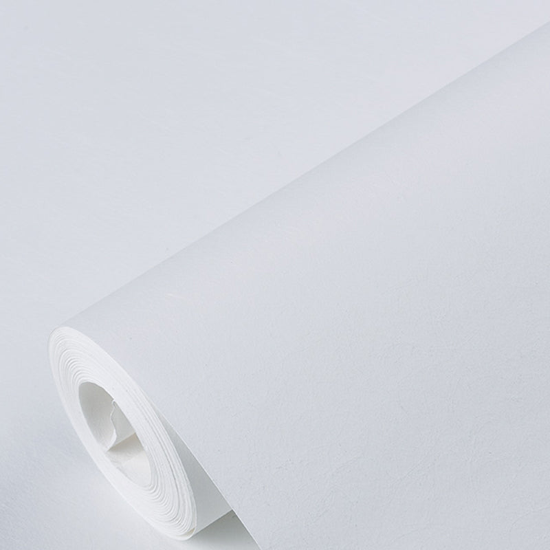 Pure Color Wallpaper Roll Modern Stain Resistant Living Room Wall Art, 57.1-sq ft