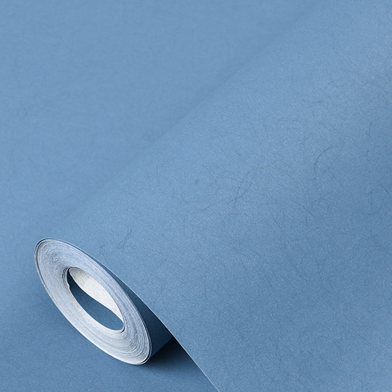 Pure Color Wallpaper Roll Modern Stain Resistant Living Room Wall Art, 57.1-sq ft