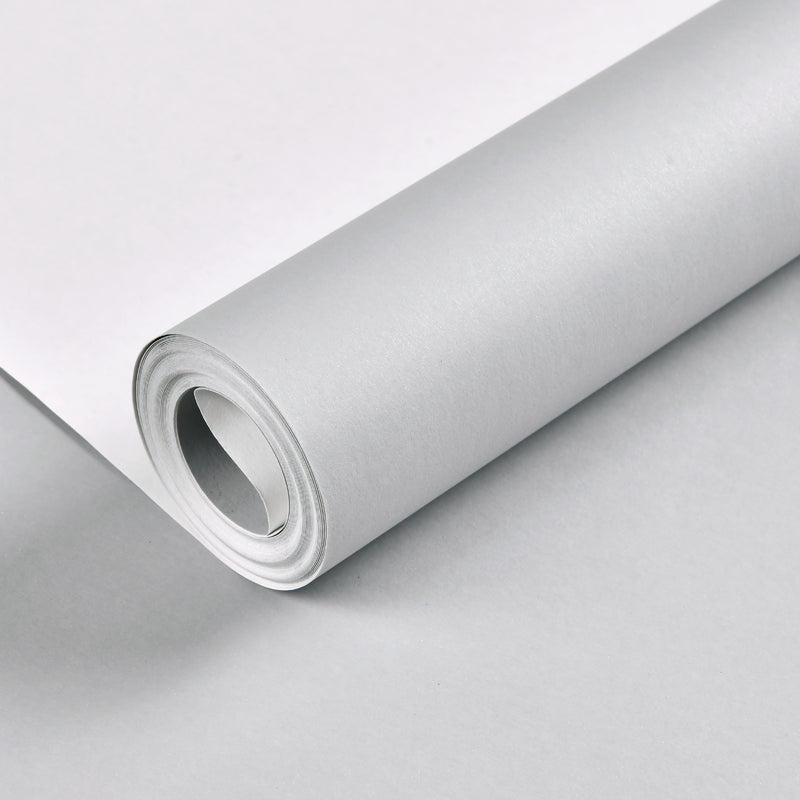 Wallpaper Roll Solid Color Multicolor Minimalist Style Non-Woven Material Wall Art