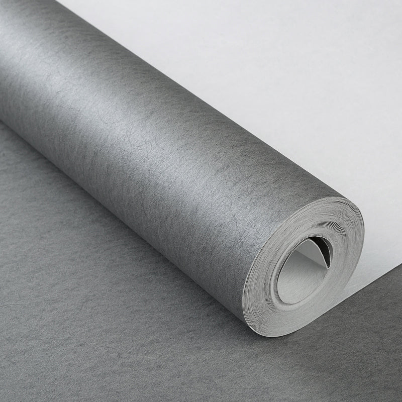 Modern Pure Color Wallpaper Roll Non-Woven Material Unpasted Multicolor Wall Art for Living Room