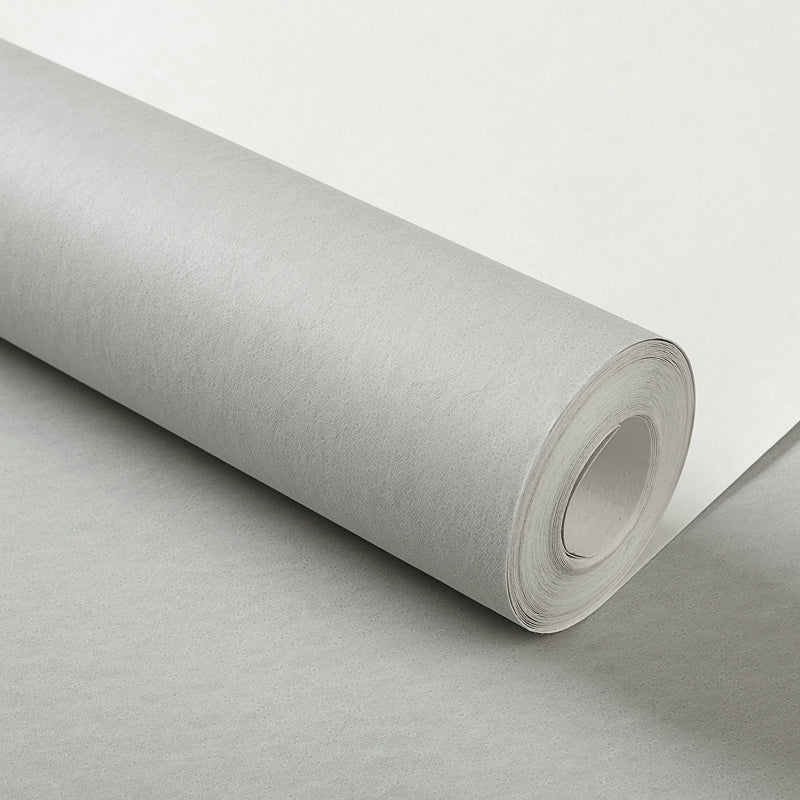 Modern Pure Color Wallpaper Roll Non-Woven Material Unpasted Multicolor Wall Art for Living Room