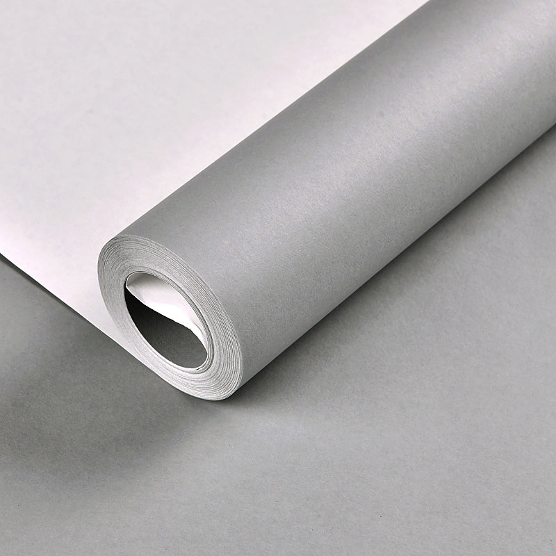 Wallpaper Roll Pure Color Patterned Multi-Colored Non-Woven Texture Wall Covering