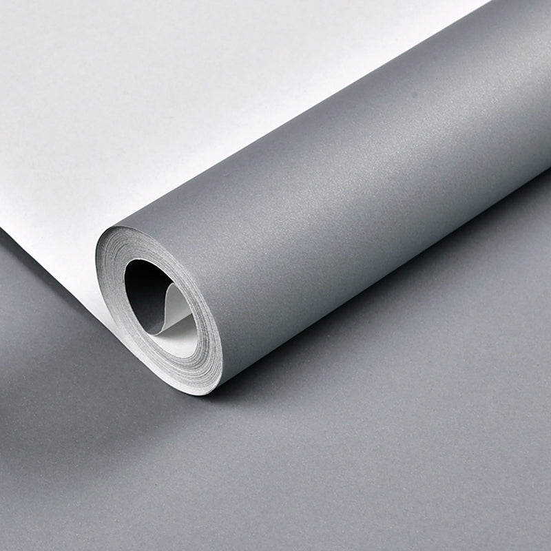 Wallpaper Roll Pure Color Patterned Multi-Colored Non-Woven Texture Wall Covering