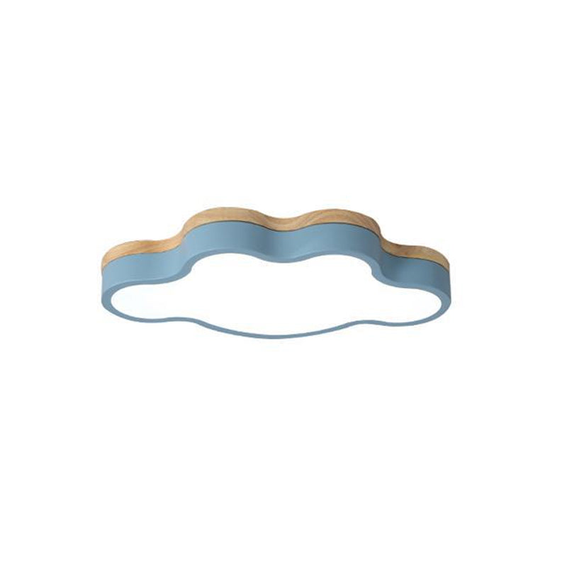 Plafonnier LED en forme de nuage en acrylique, plafonnier Macaron Loft pour chambre d'enfant