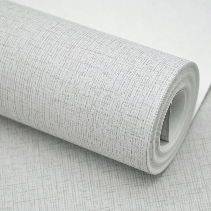 Rouleau de papier peint uni simple, tissu Non tissé, décoration murale de couleur Pastel Non collée pour salon