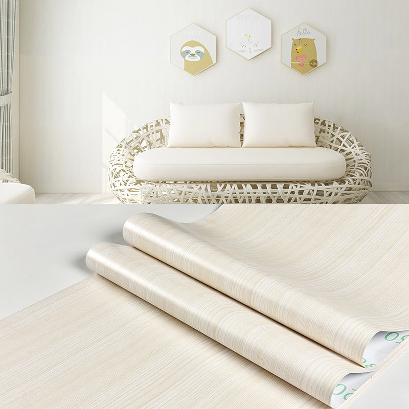 Plain Pattern Wallpaper Roll Simple Self-Adhesive Living Room Wall Covering, 57.1-sq ft