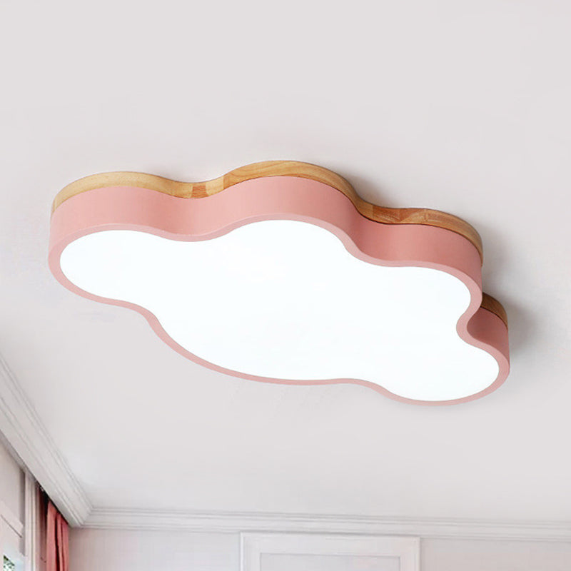 Plafonnier LED en forme de nuage en acrylique, plafonnier Macaron Loft pour chambre d'enfant