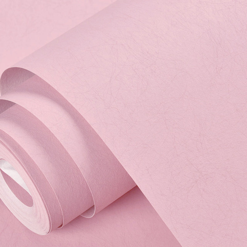 Contemporary Wallpaper Roll Solid Color Pattern Non-Woven Wall Art, Multi Colored