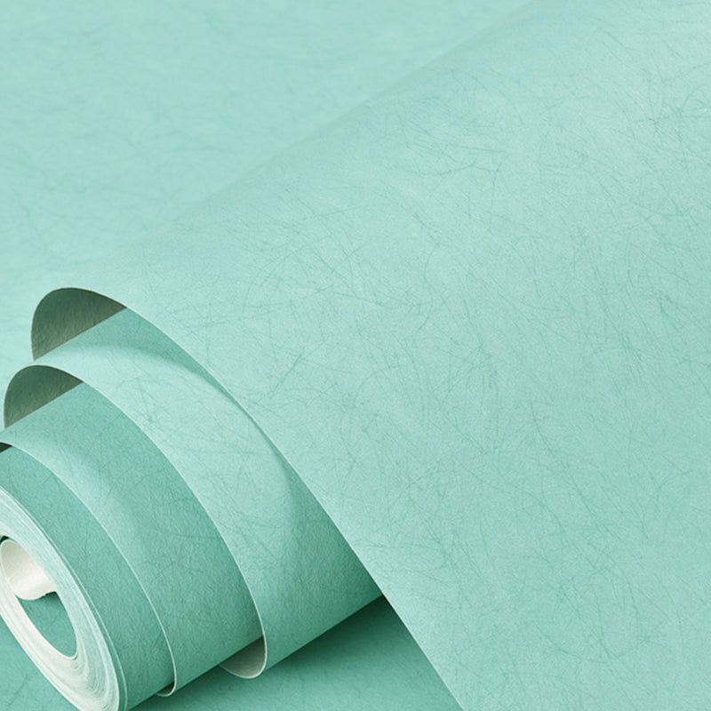 Contemporary Wallpaper Roll Solid Color Pattern Non-Woven Wall Art, Multi Colored