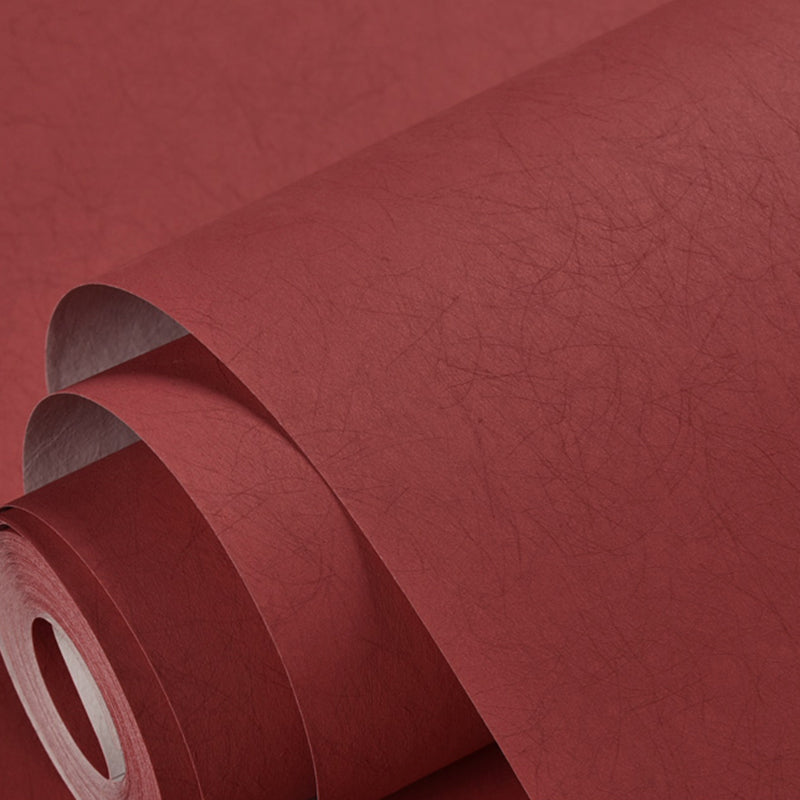 Contemporary Wallpaper Roll Solid Color Pattern Non-Woven Wall Art, Multi Colored