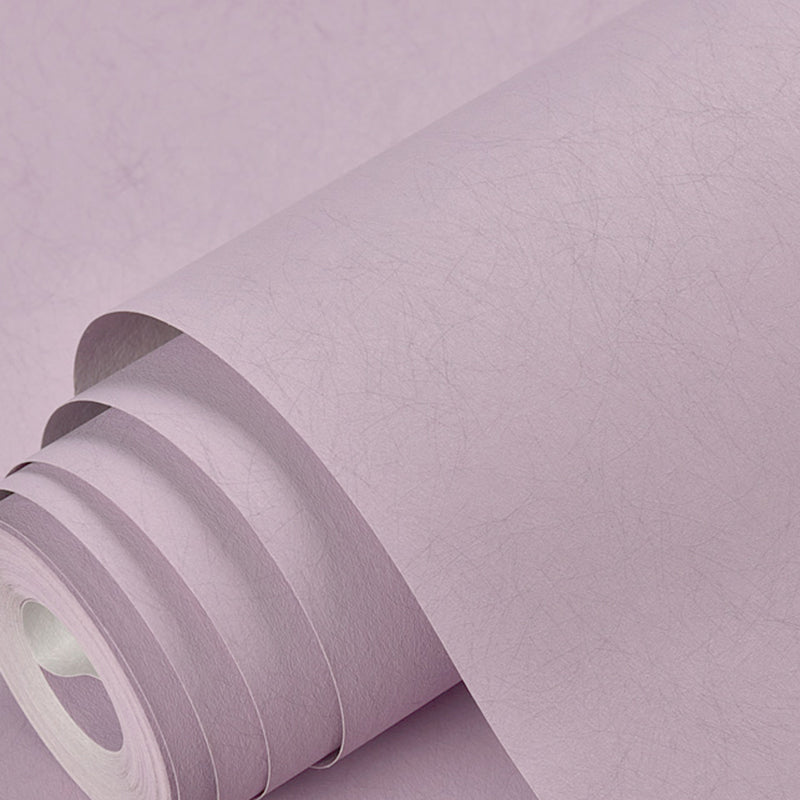 Contemporary Wallpaper Roll Solid Color Pattern Non-Woven Wall Art, Multi Colored