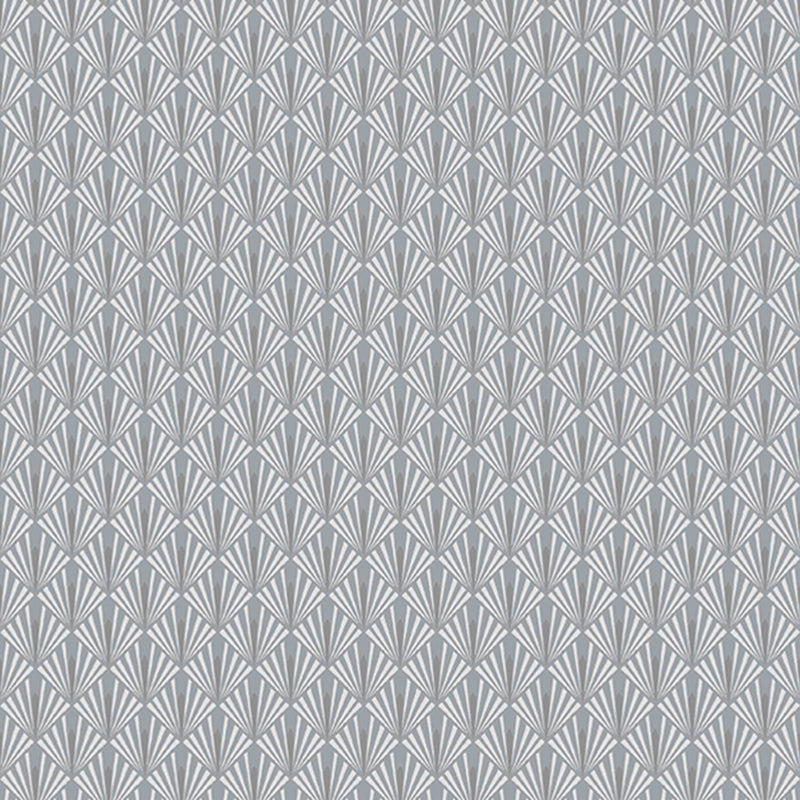 Rhombus Leaf Print Wallpaper Roll Simplicity Style Adhesive Bedroom Wall Decor, 61.4 sq-ft