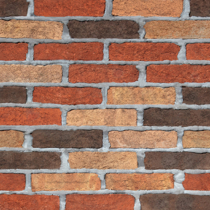 Peel and Stick Brick Wallpaper Roll Industrial Fashion Vinyl Wall Art, 48.4 sq-ft