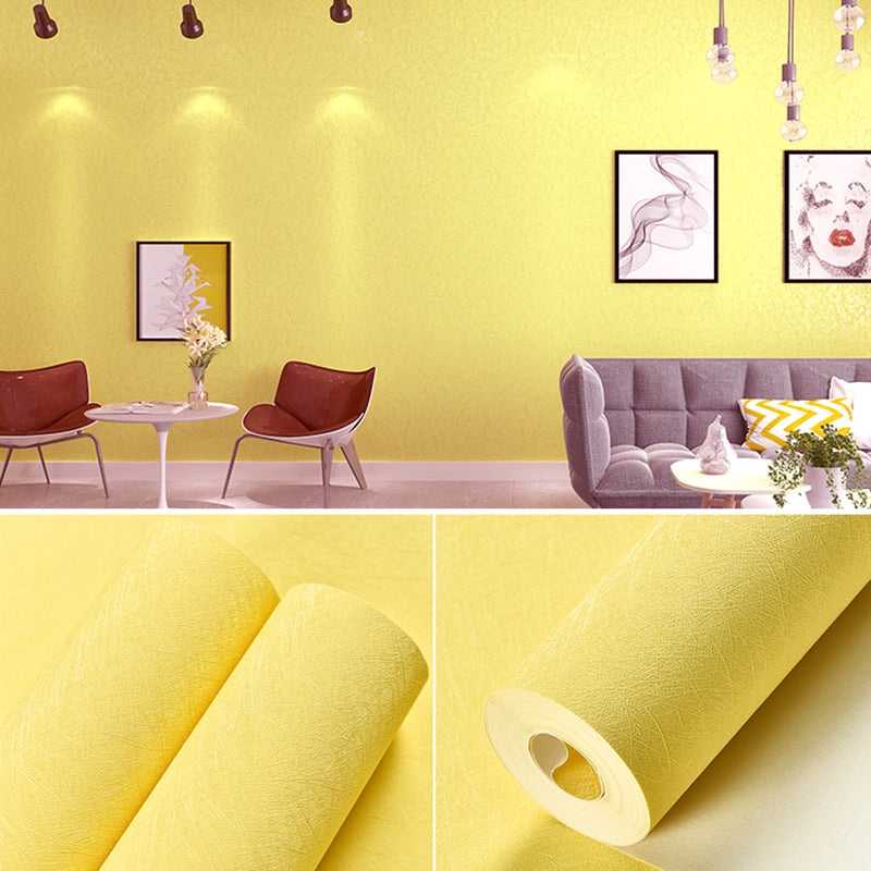 Wallpaper Roll Solid Color Patterned Multi-Colored Simplicity Style Wall Covering