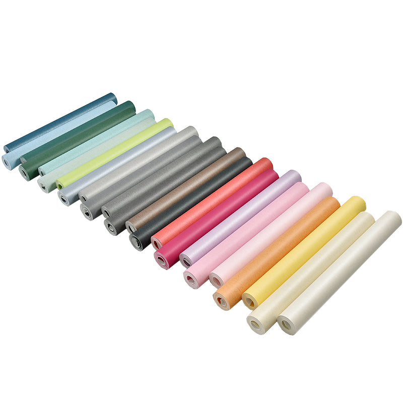 Wallpaper Roll Solid Color Patterned Multi-Colored Simplicity Style Wall Covering