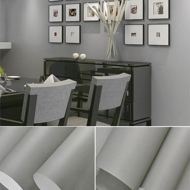 Wallpaper Roll Solid Color Patterned Multi-Colored Simplicity Style Wall Covering