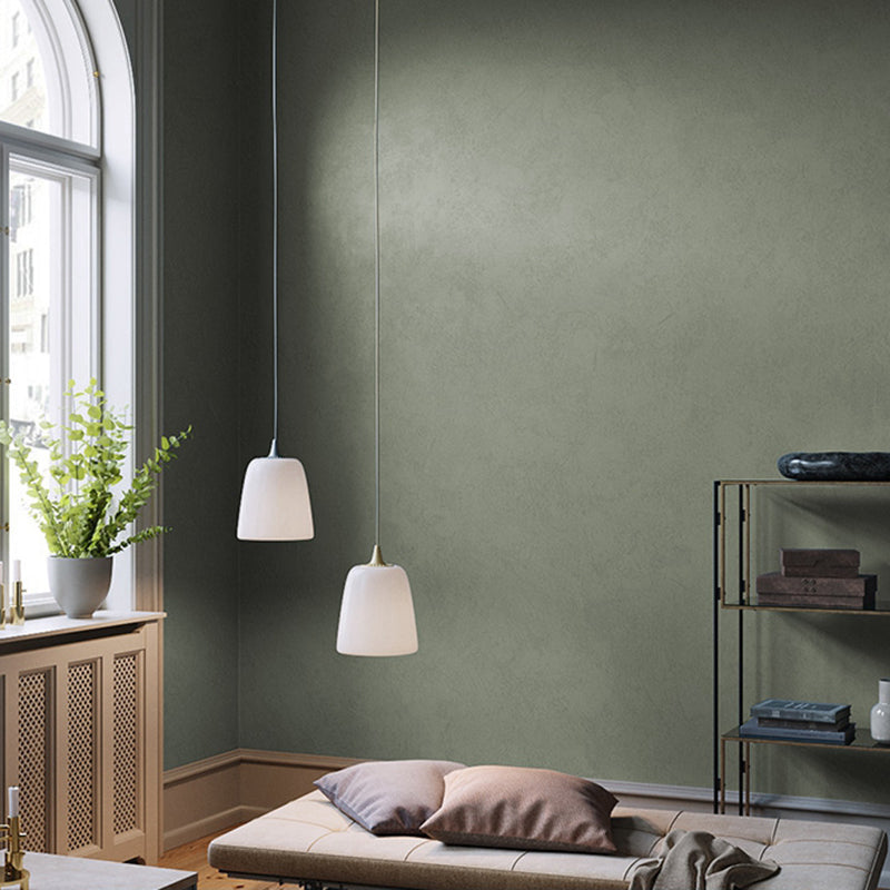 Scandinavian Style Wallpaper Roll Pure Patterned Non-Pasted Wall Decor, Soft Color