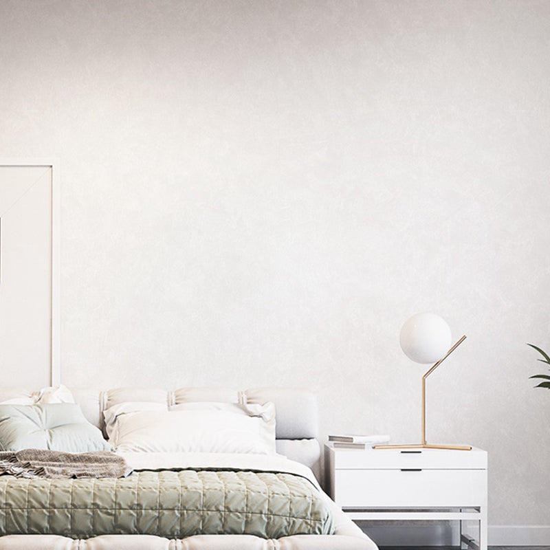 Scandinavian Style Wallpaper Roll Pure Patterned Non-Pasted Wall Decor, Soft Color