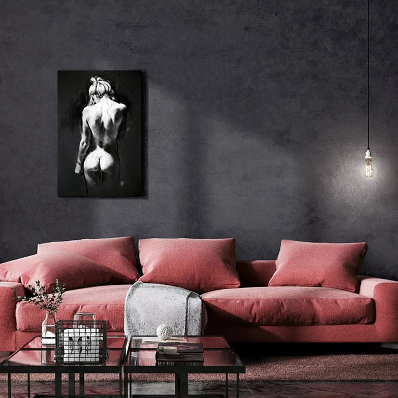 Scandinavian Style Wallpaper Roll Pure Patterned Non-Pasted Wall Decor, Soft Color