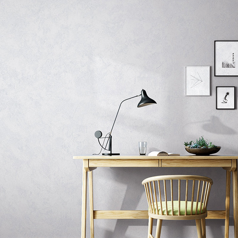 Scandinavian Style Wallpaper Roll Pure Patterned Non-Pasted Wall Decor, Soft Color