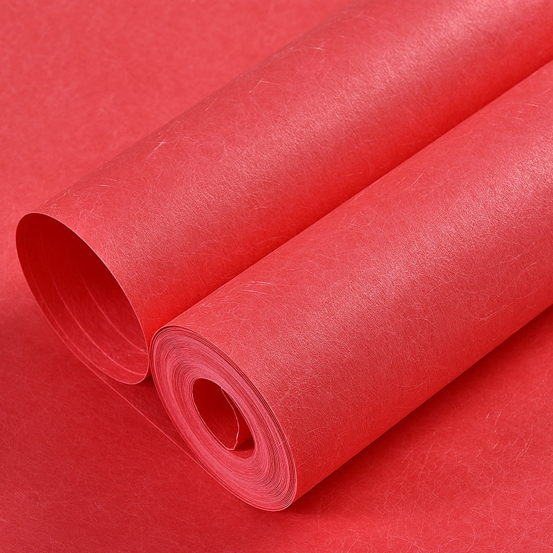 Unpasted Pure Color Wallpaper Roll Simple Non-Woven Fabric Wall Art, 31' L x 20.5" W