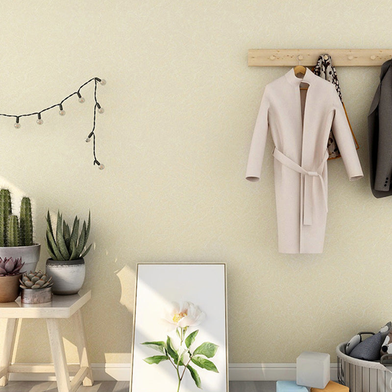 Simple Multi Colored PVC Wallpaper Roll Textured Plain Patterned Self-Adhesive Wall Decor