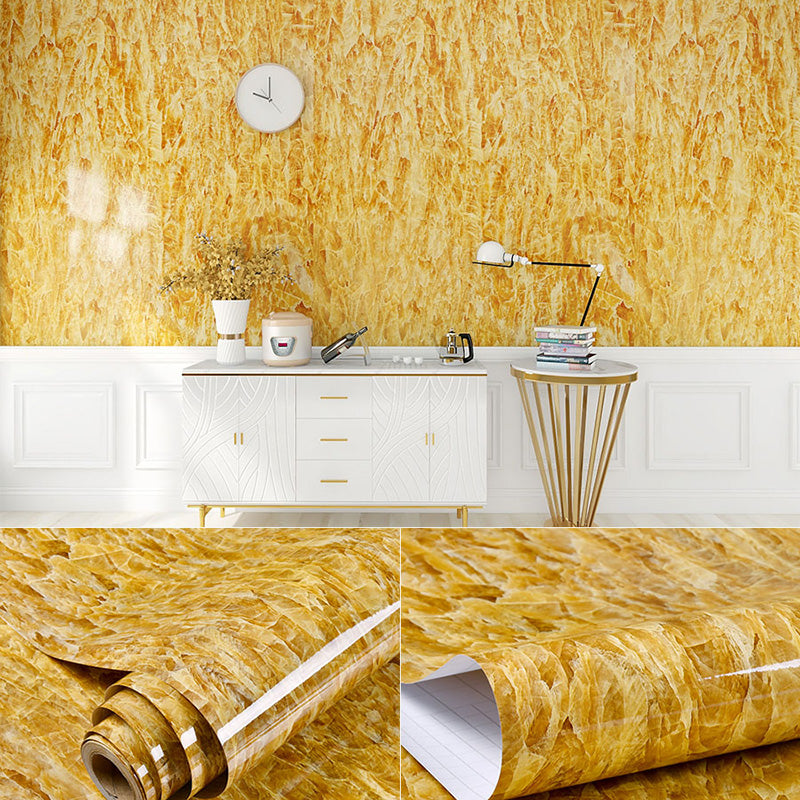 Simple Multi Colored PVC Wallpaper Roll Textured Plain Patterned Self-Adhesive Wall Decor