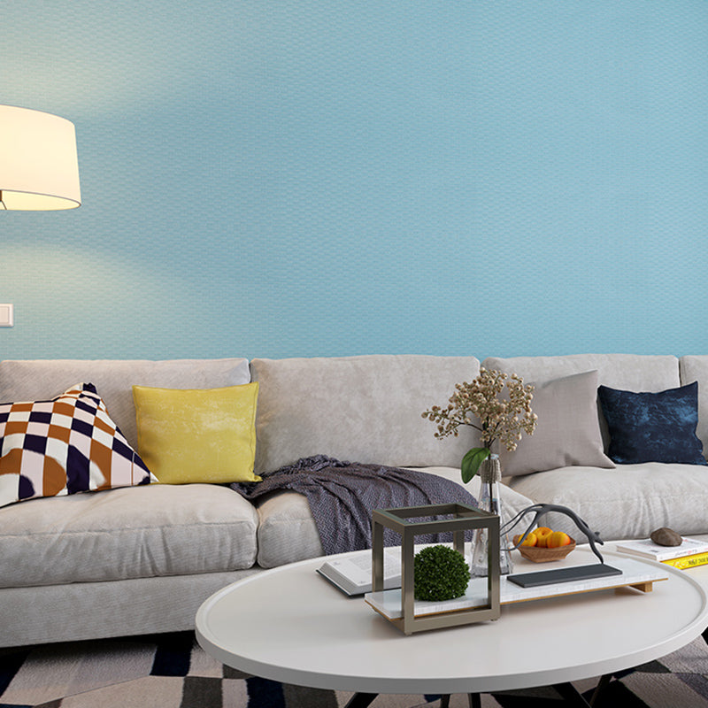 Stick Wallpaper Roll Pastel Color Vinyl Textured Solid Color Nordic Style Wall Art