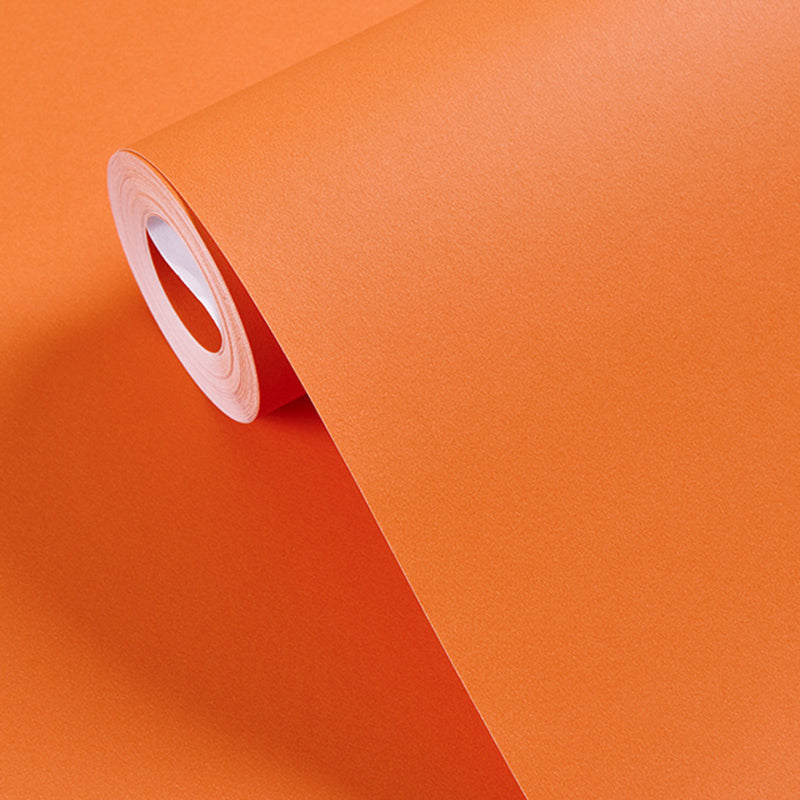 Multicolor Plain Wallpaper Roll Stain Resistant Simplicity Style Bedroom Wall Art
