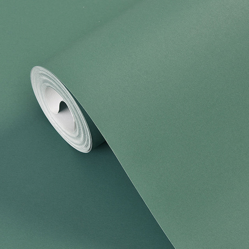 Multicolor Plain Wallpaper Roll Stain Resistant Simplicity Style Bedroom Wall Art