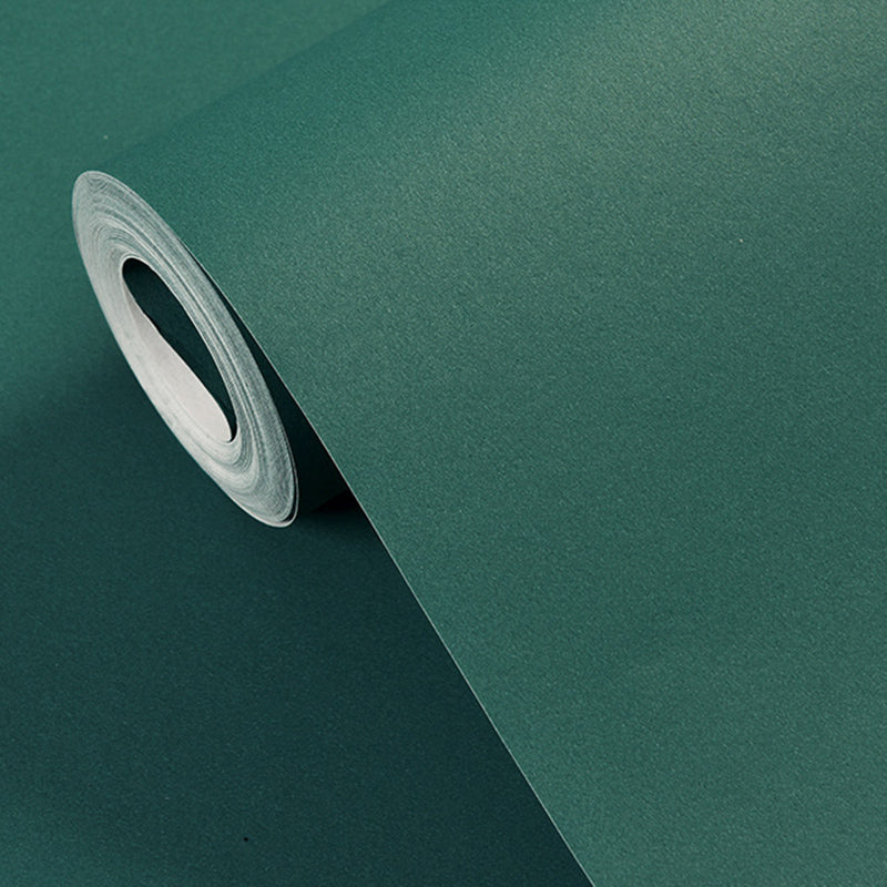Multicolor Plain Wallpaper Roll Stain Resistant Simplicity Style Bedroom Wall Art