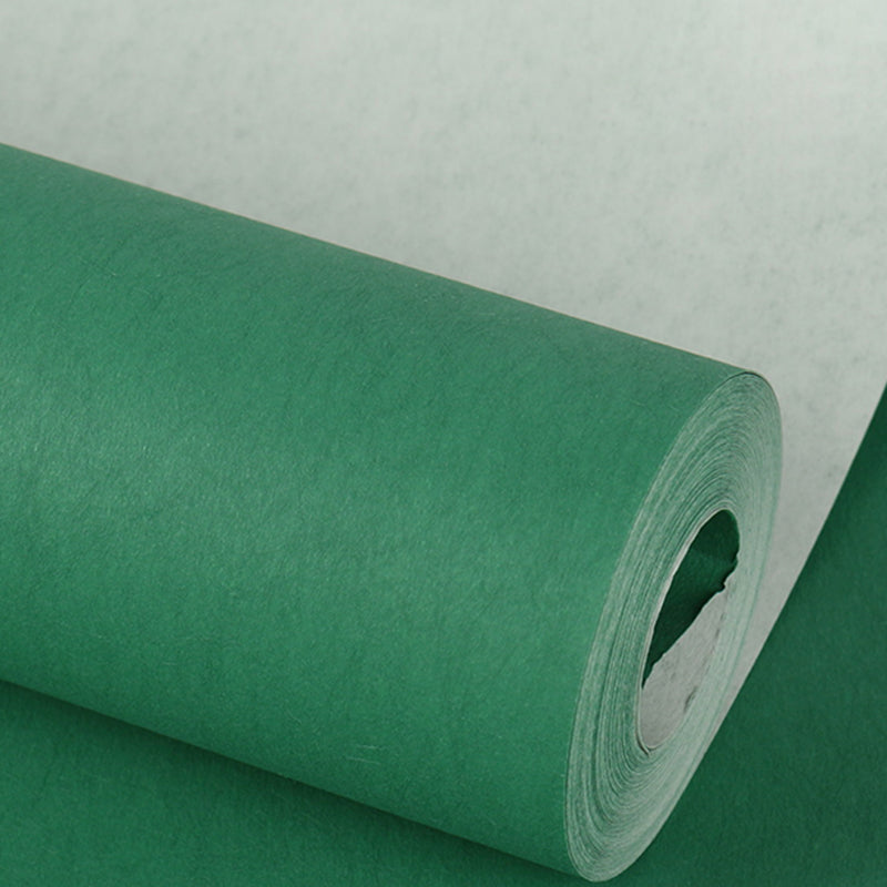 Scandinavian Solid-Colored Wallpaper Roll Living Room 31' L x 20.5" W Wall Art, Pastel Color