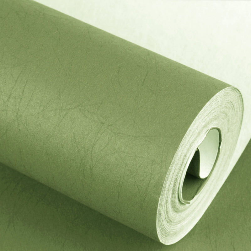 Scandinavian Solid-Colored Wallpaper Roll Living Room 31' L x 20.5" W Wall Art, Pastel Color